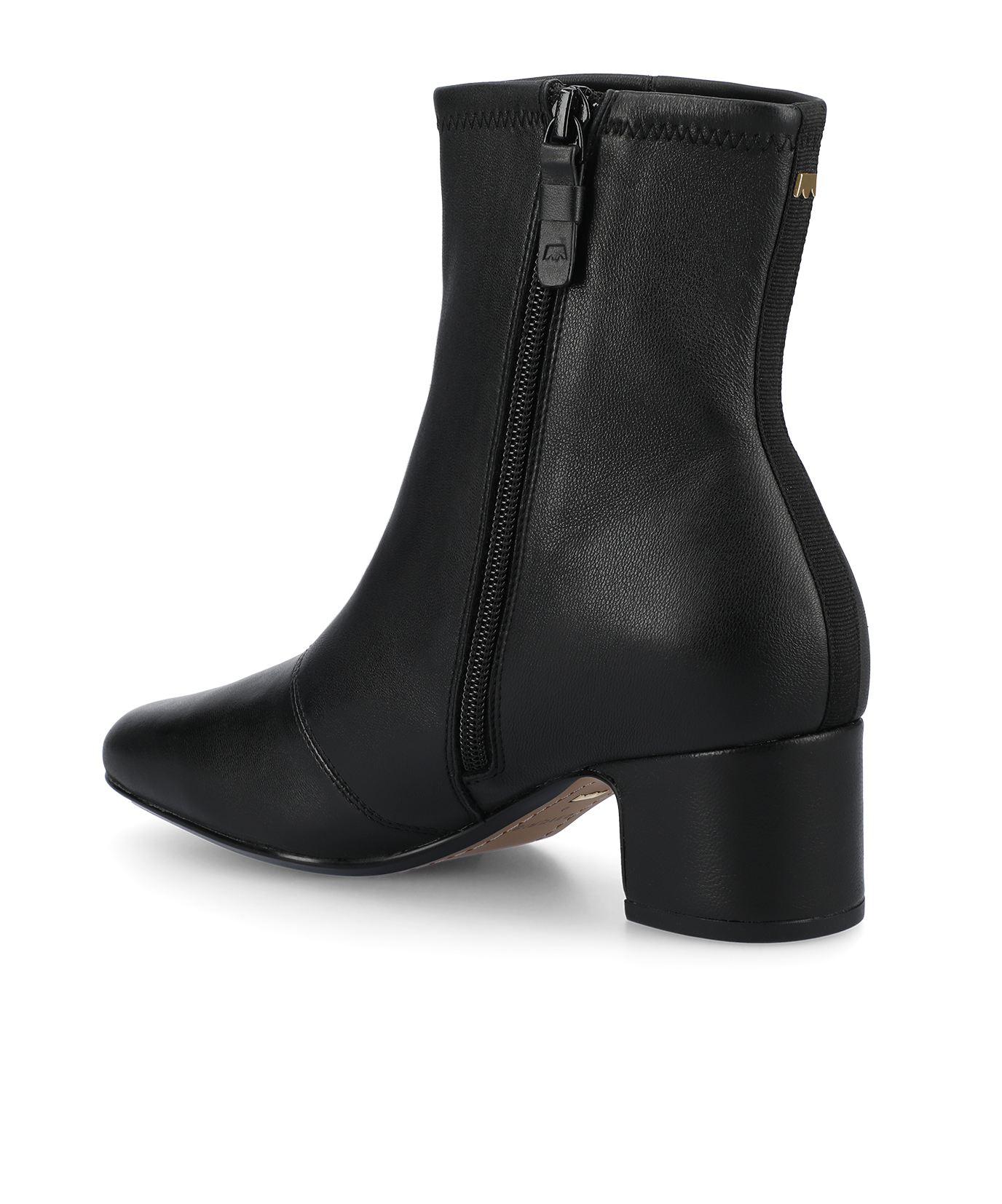 The Starling 50 Bootie - Black Stretch Leather