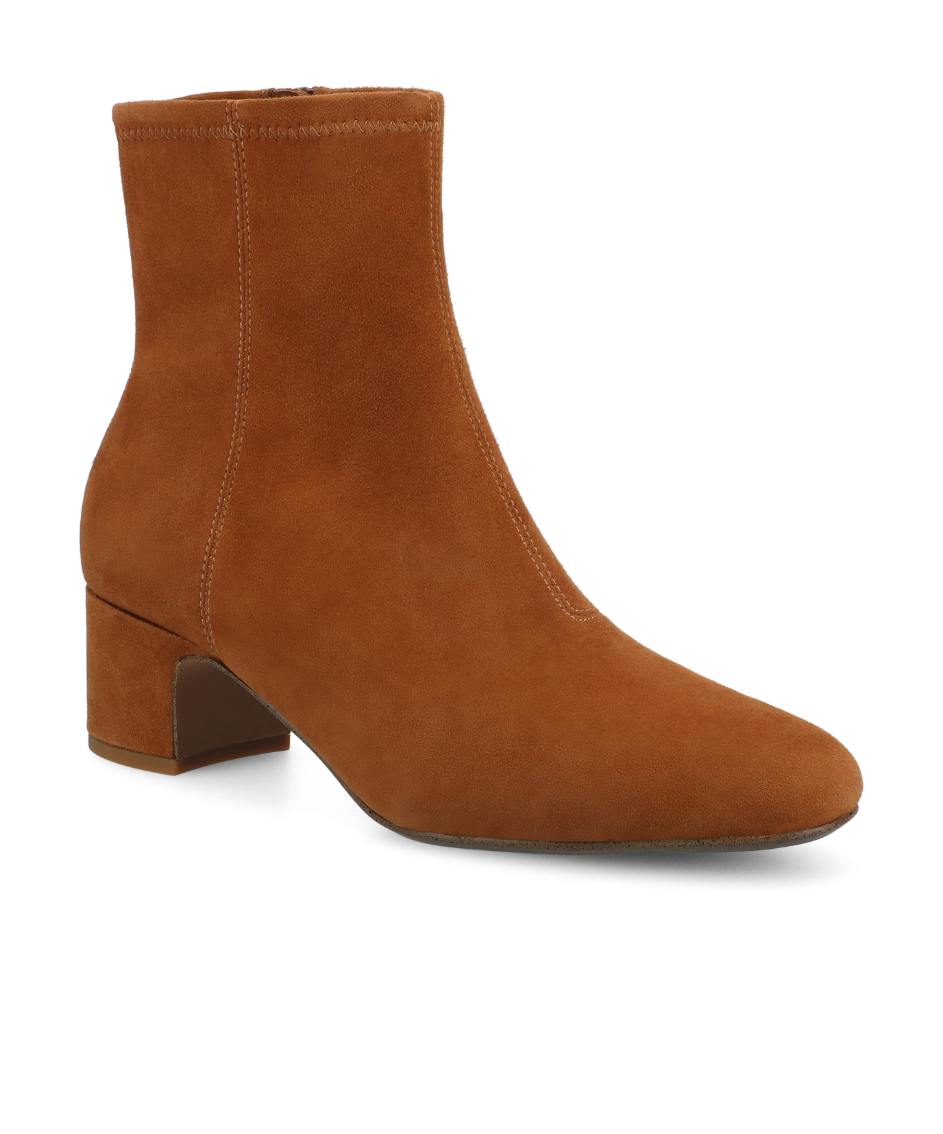 The Starling 50 Bootie - Tan Stretch Suede