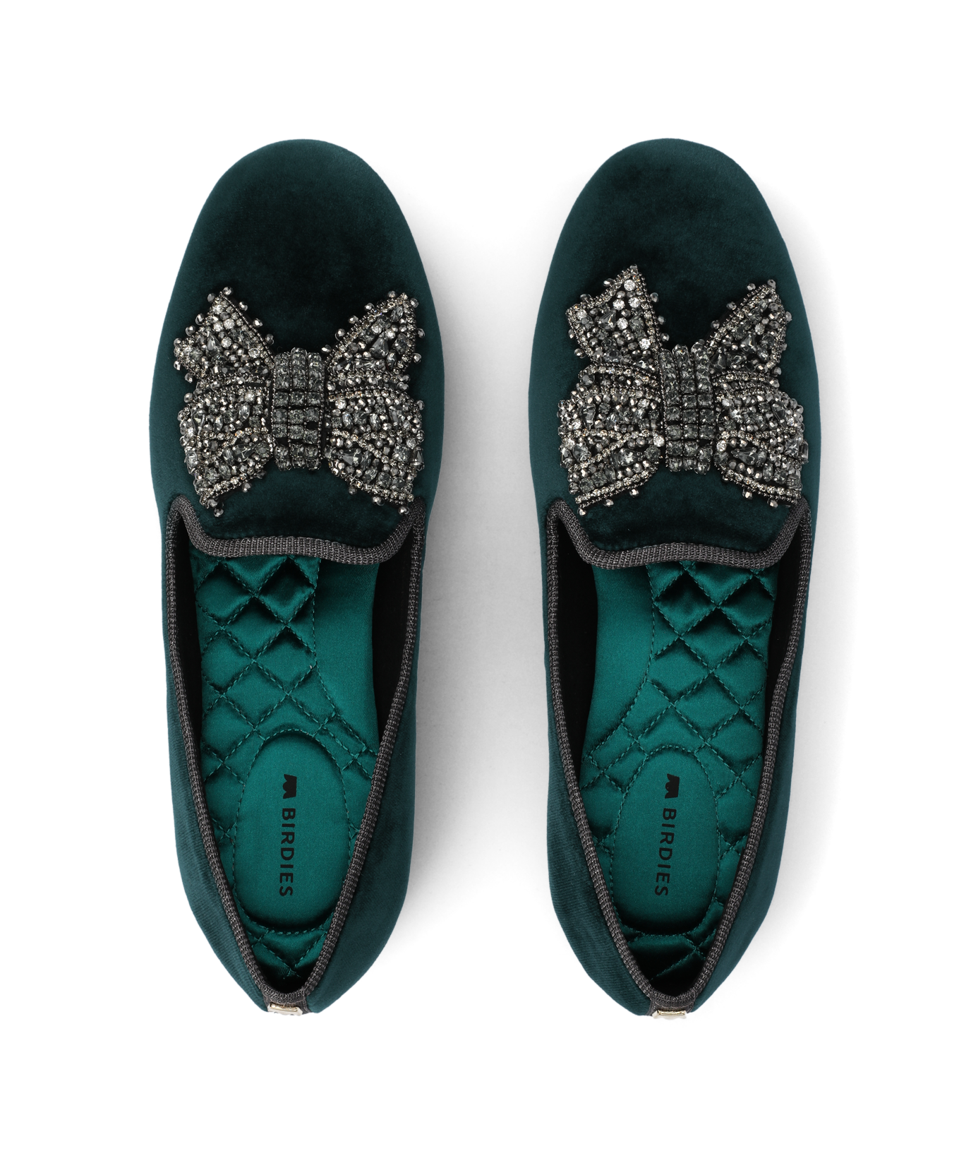 The Starling Monaco Bow - Royal Green Velvet