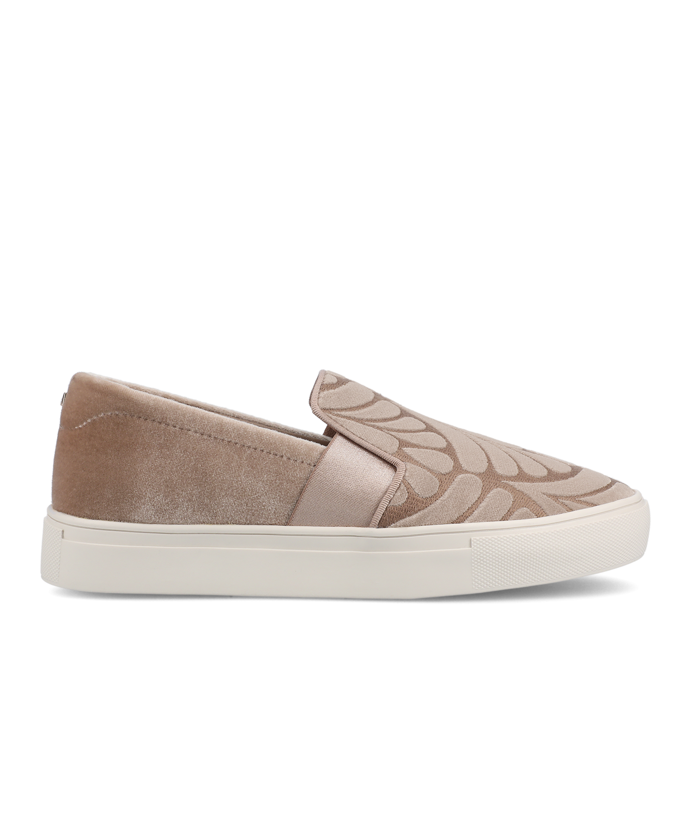 The Swift - Taupe Velvet Embroidery