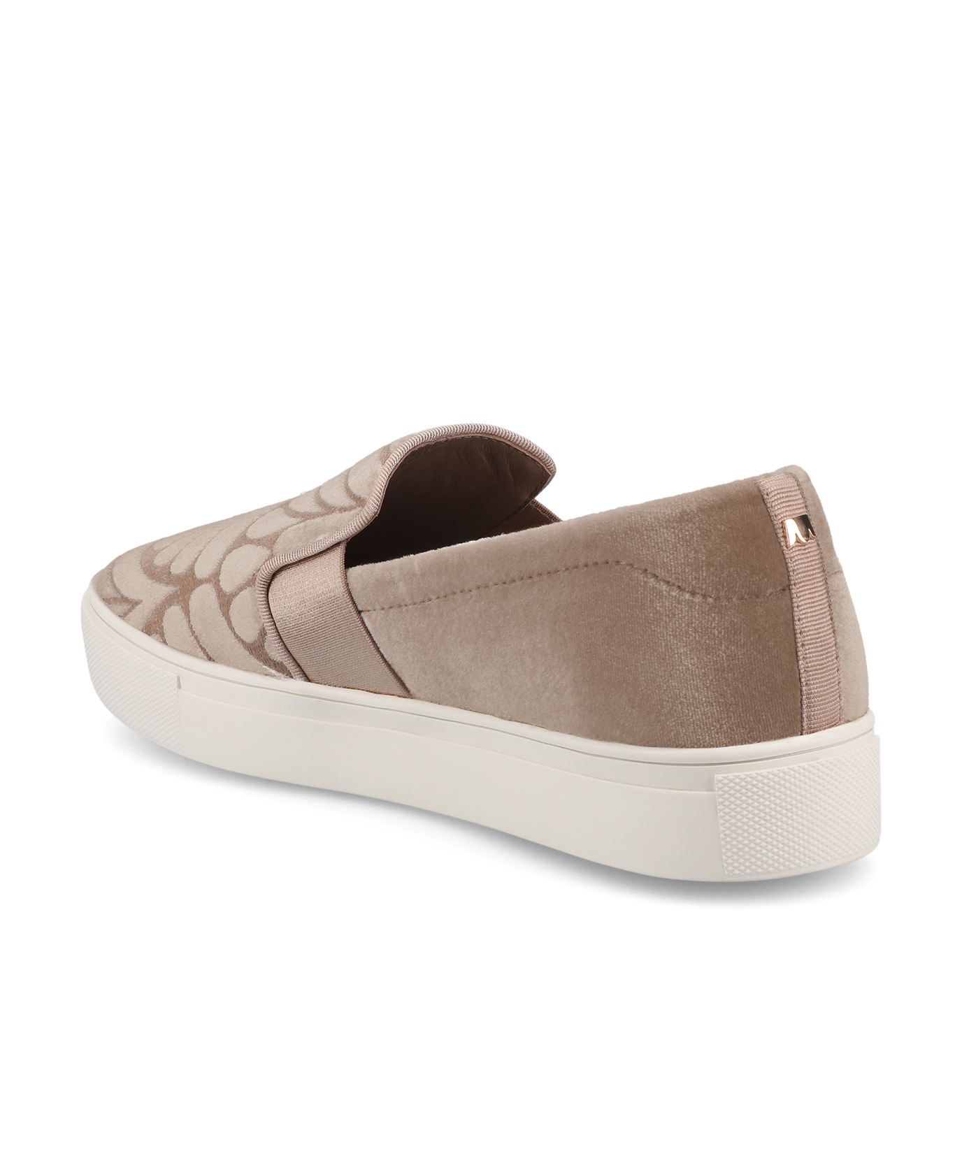 The Swift - Taupe Velvet Embroidery