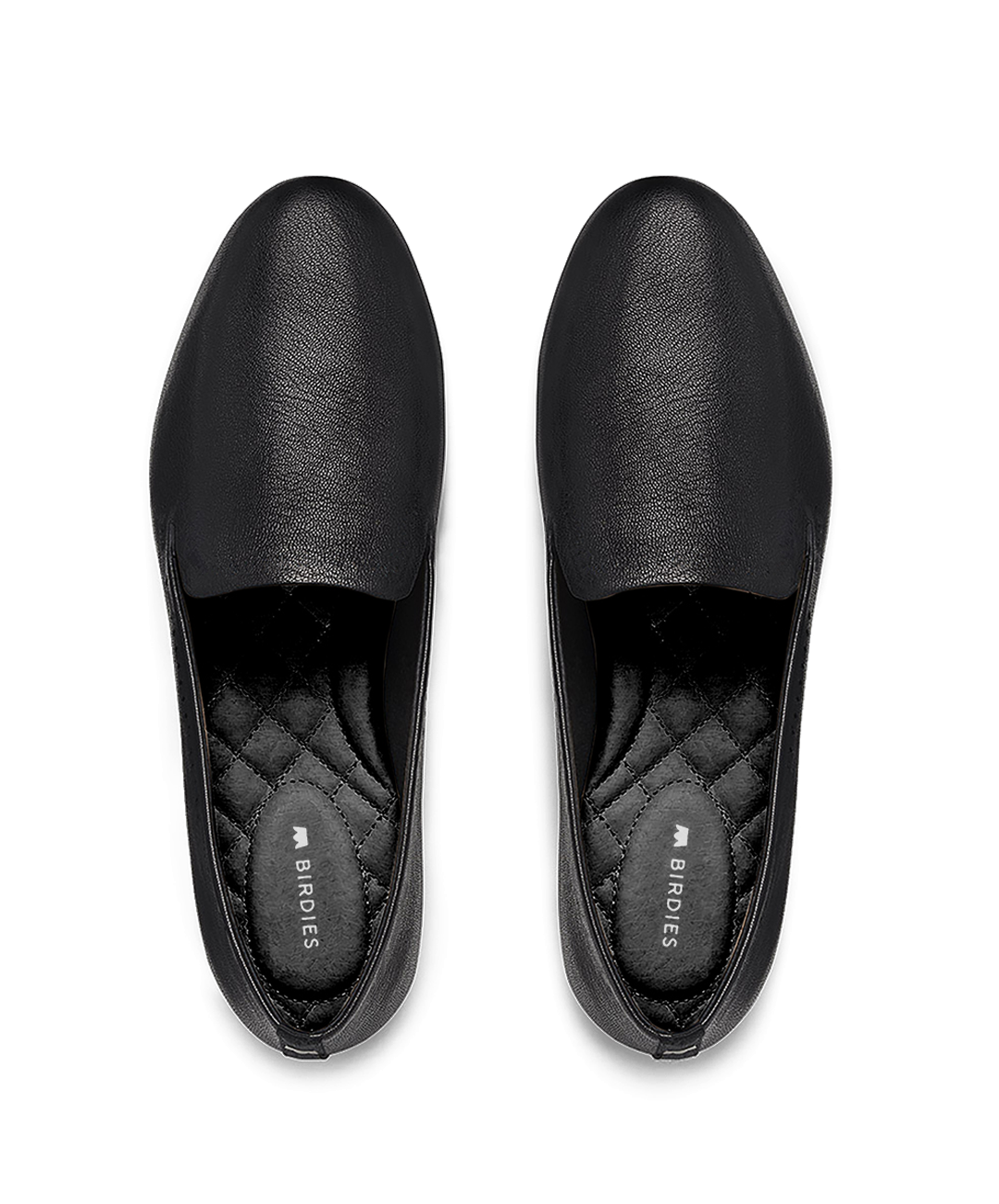 hover | top view of the Starling in Jet (black) Leather