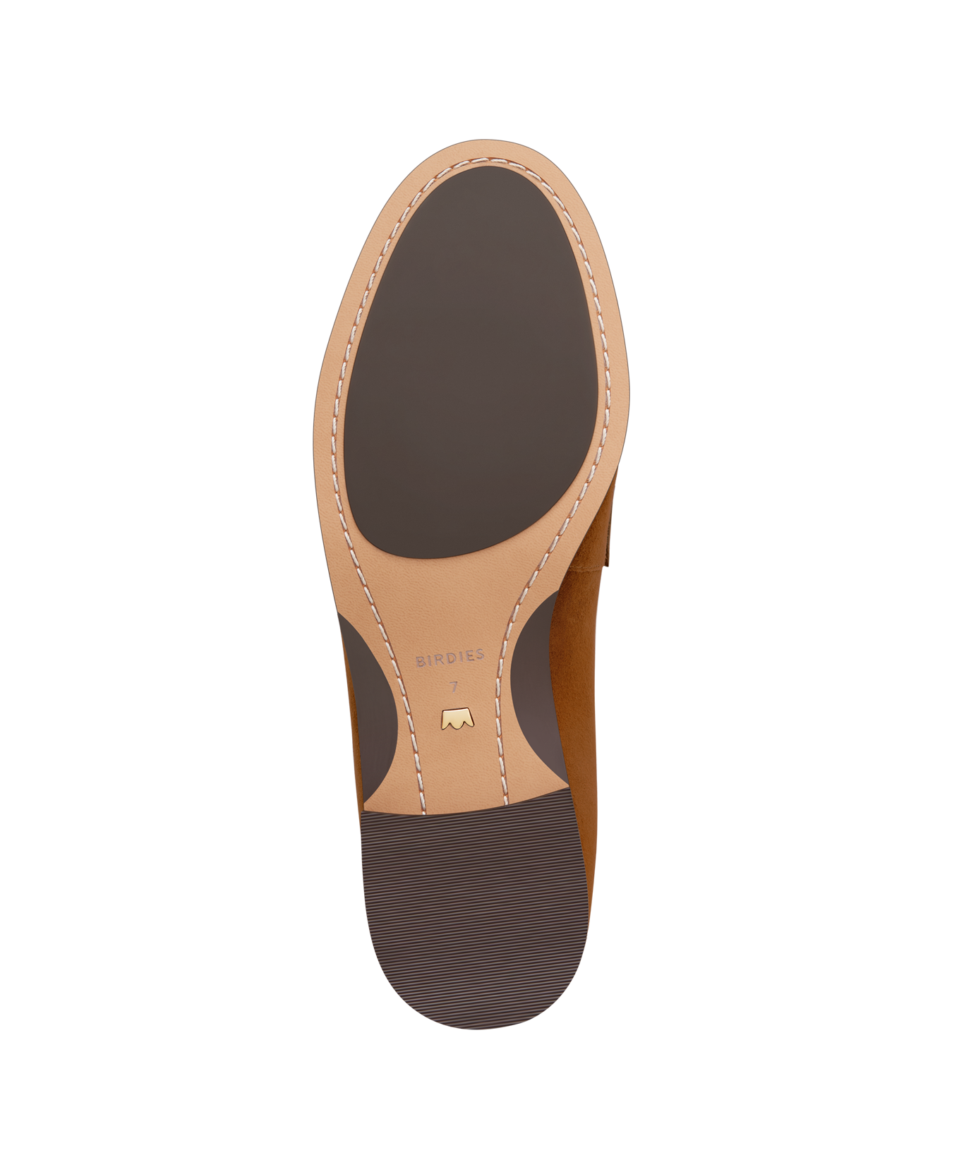 bottom view of the Starling 20 in Cheetah Print Calf Hair