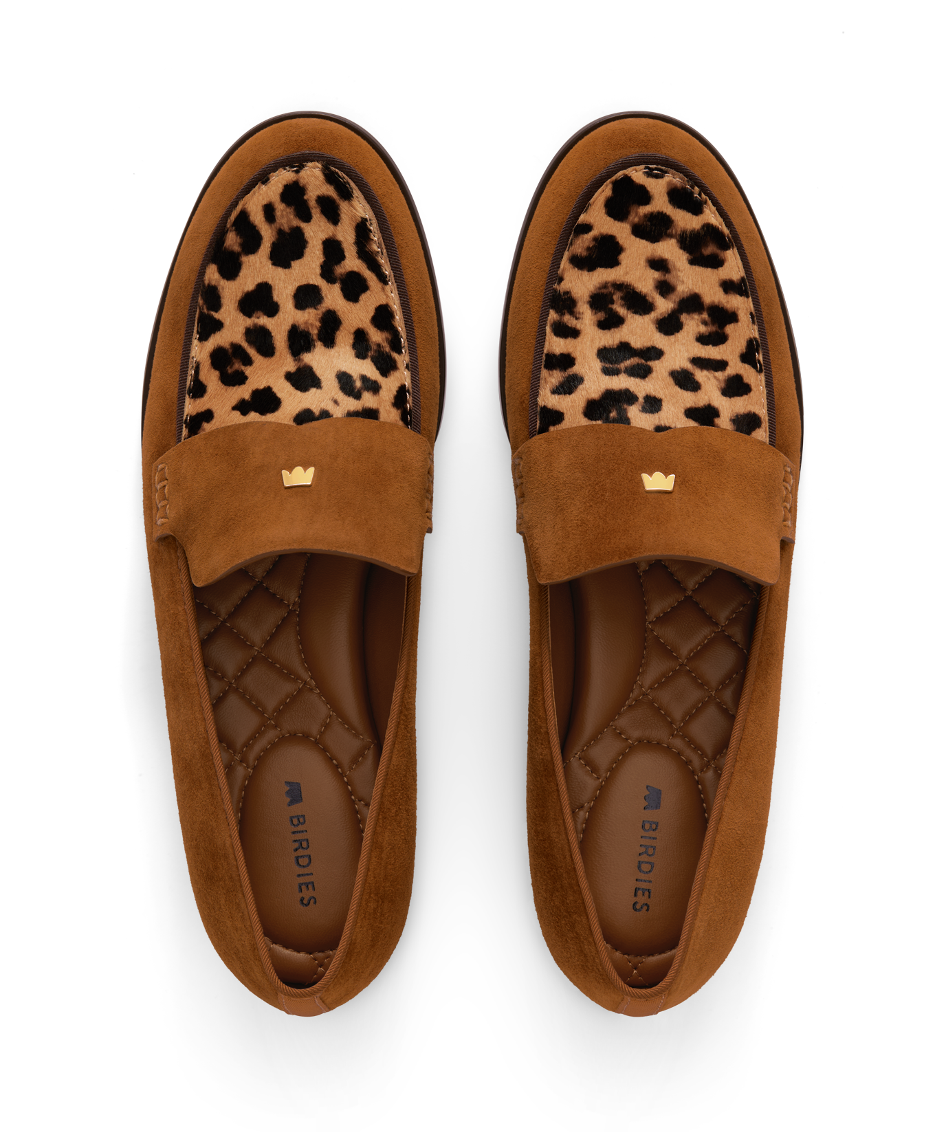 hover | top view of the Starling 20 in Cheetah Print Calf Hair