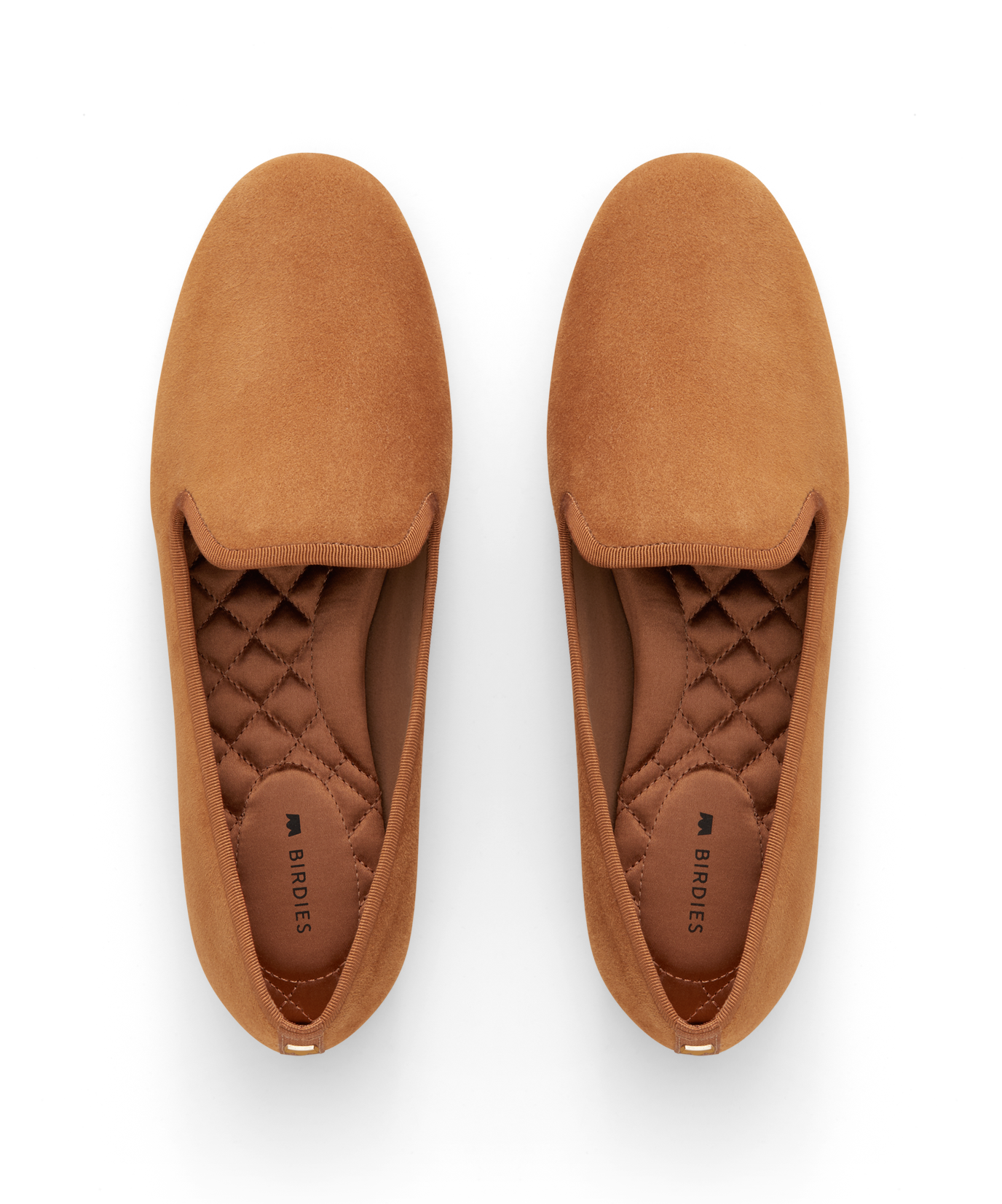 hover | Tan suede classic loafer shoe with rounded toe, designed for comfort and style. Perfect for everyday wear.