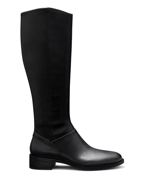 The Starling Tall Boot | Black Leather | Women's Boots | Birdies