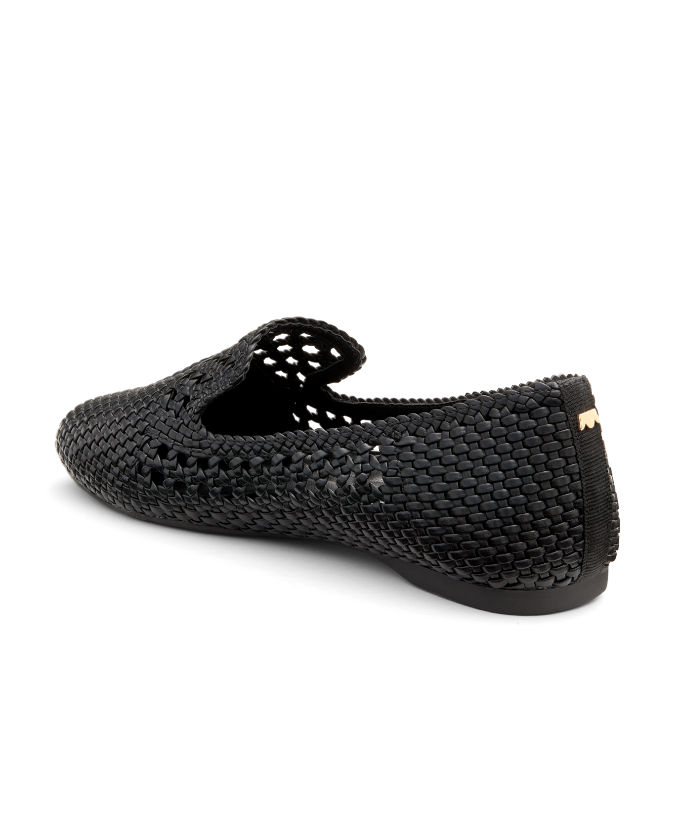 back 34/ths view of the Starling in Black Woven