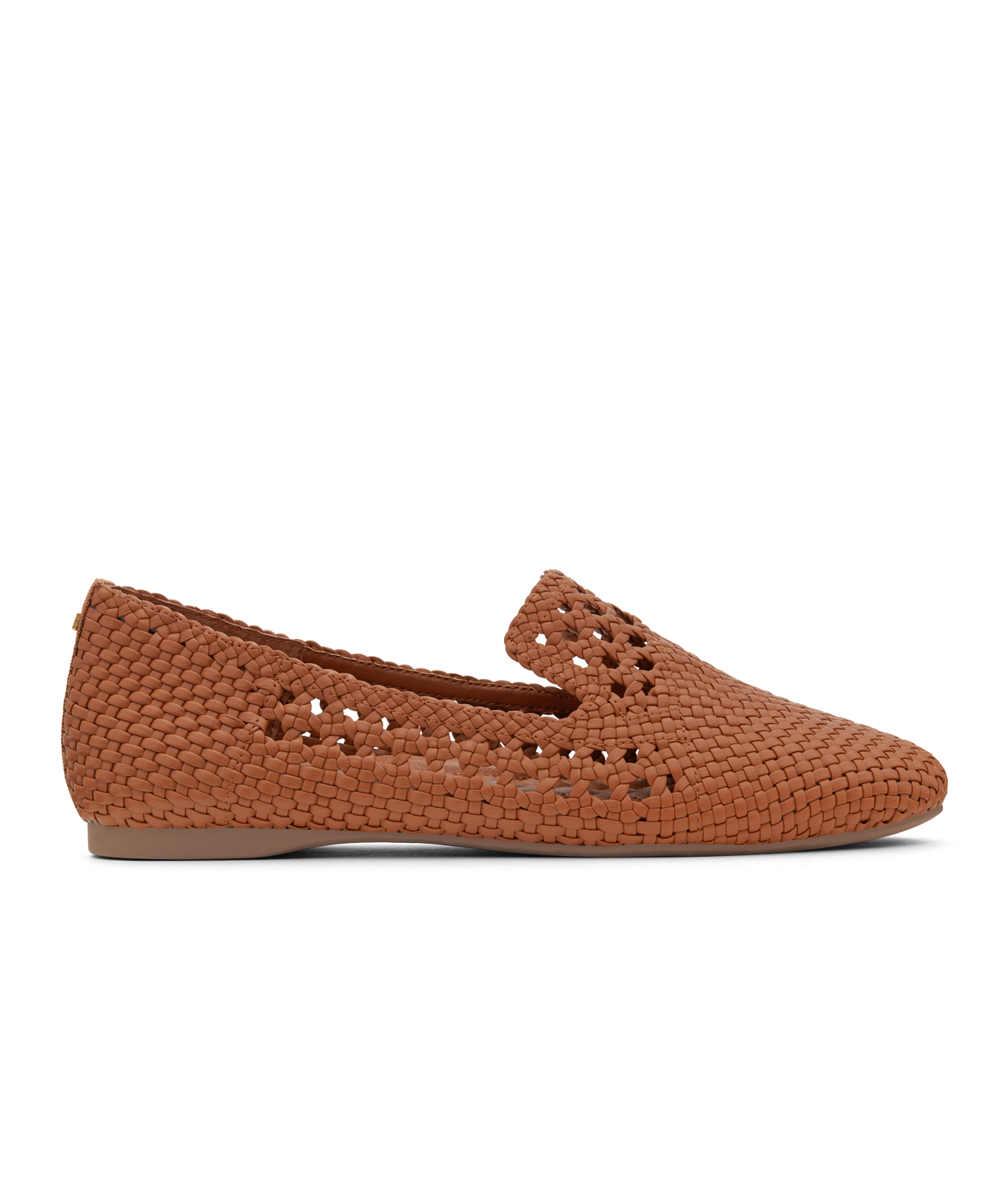 side view of the Starling in Cognac (brown) Woven