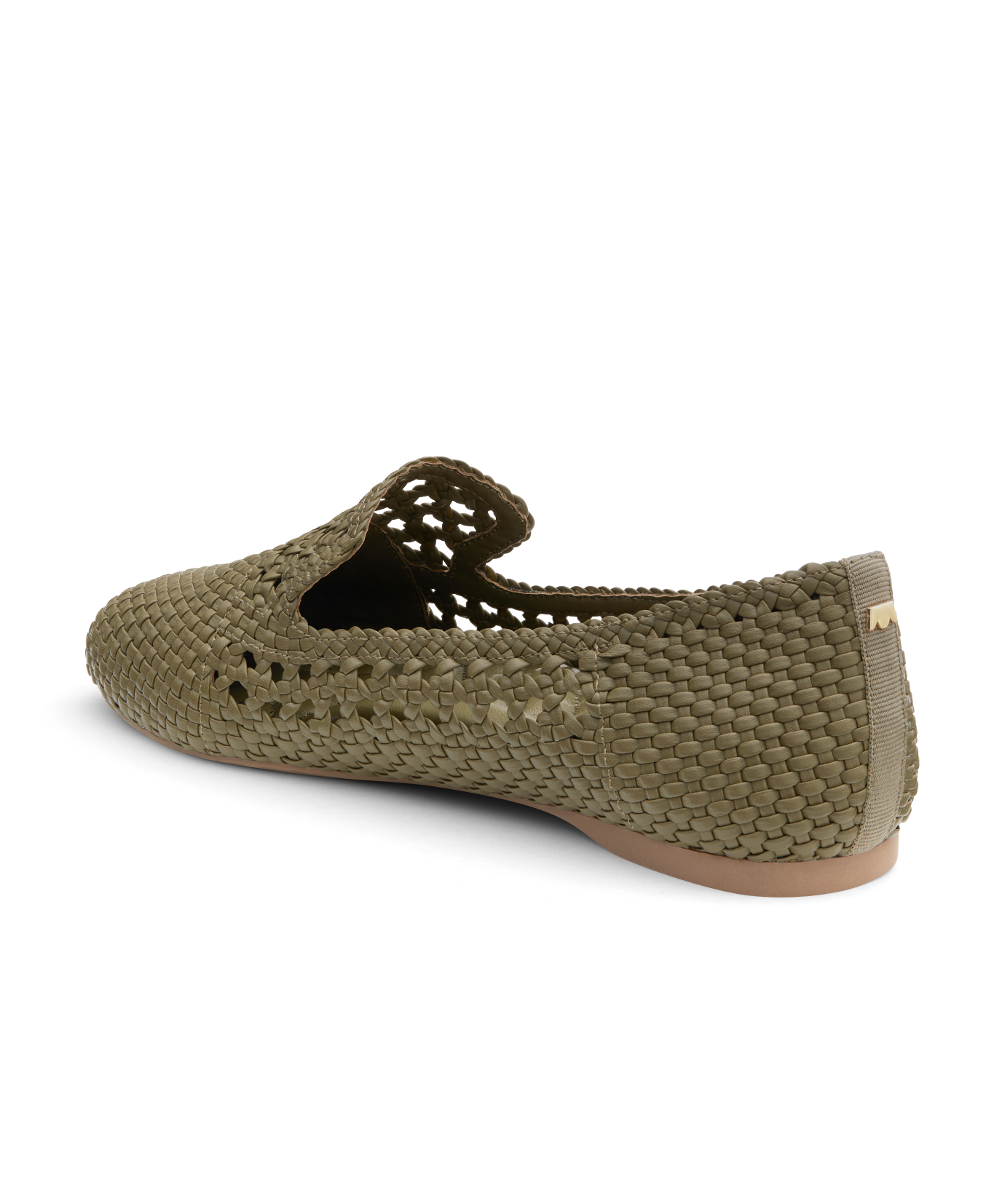 back 3/4ths view of the Starling in Olive Woven