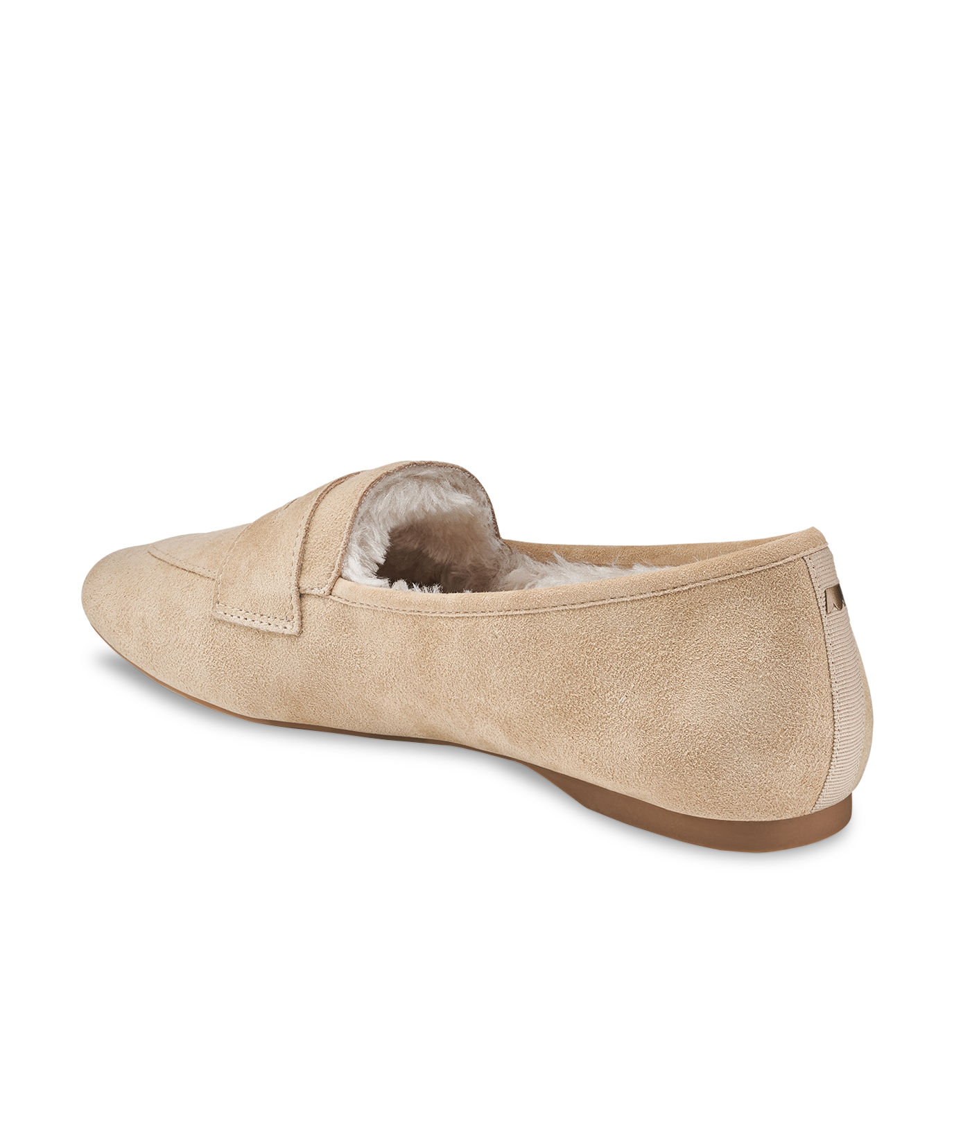 The Vesper - Biscuit Suede Faux Fur