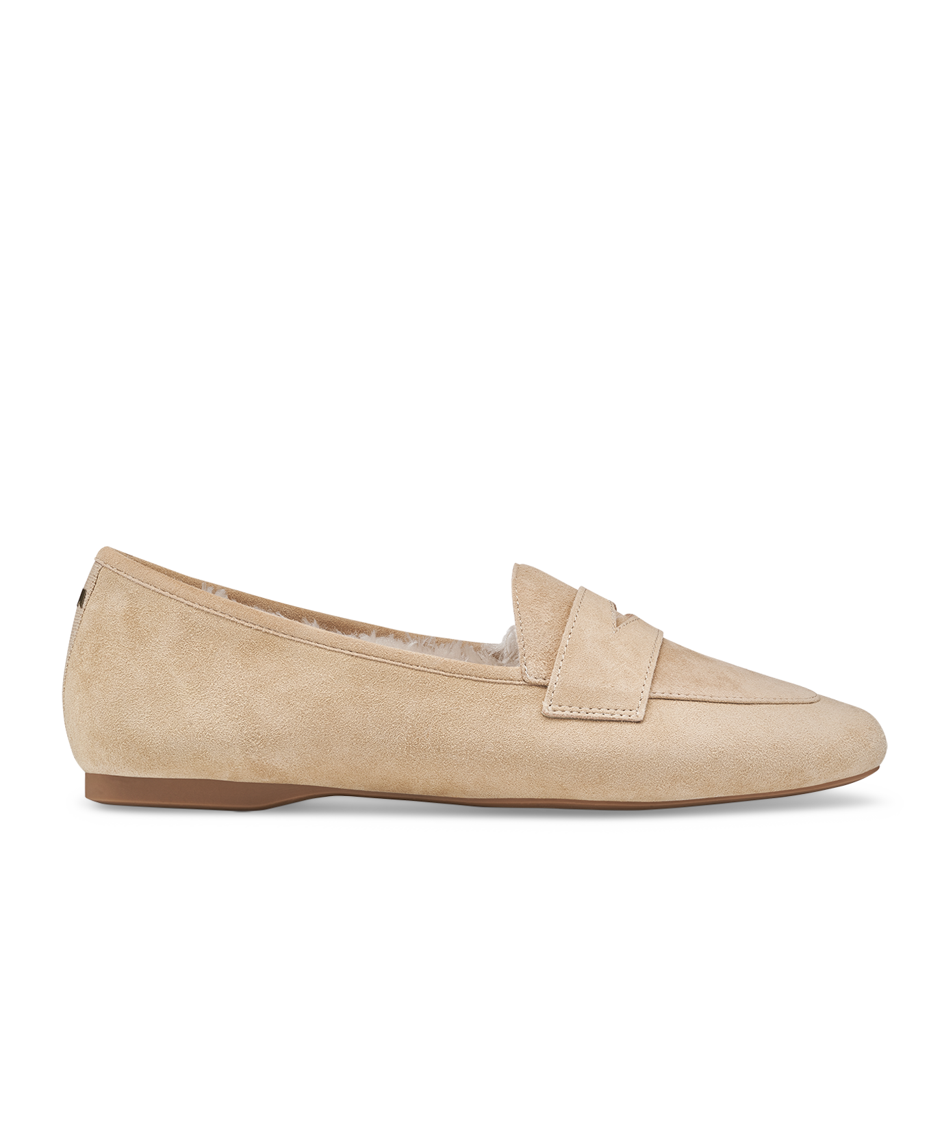 The Vesper - Biscuit Suede Faux Fur