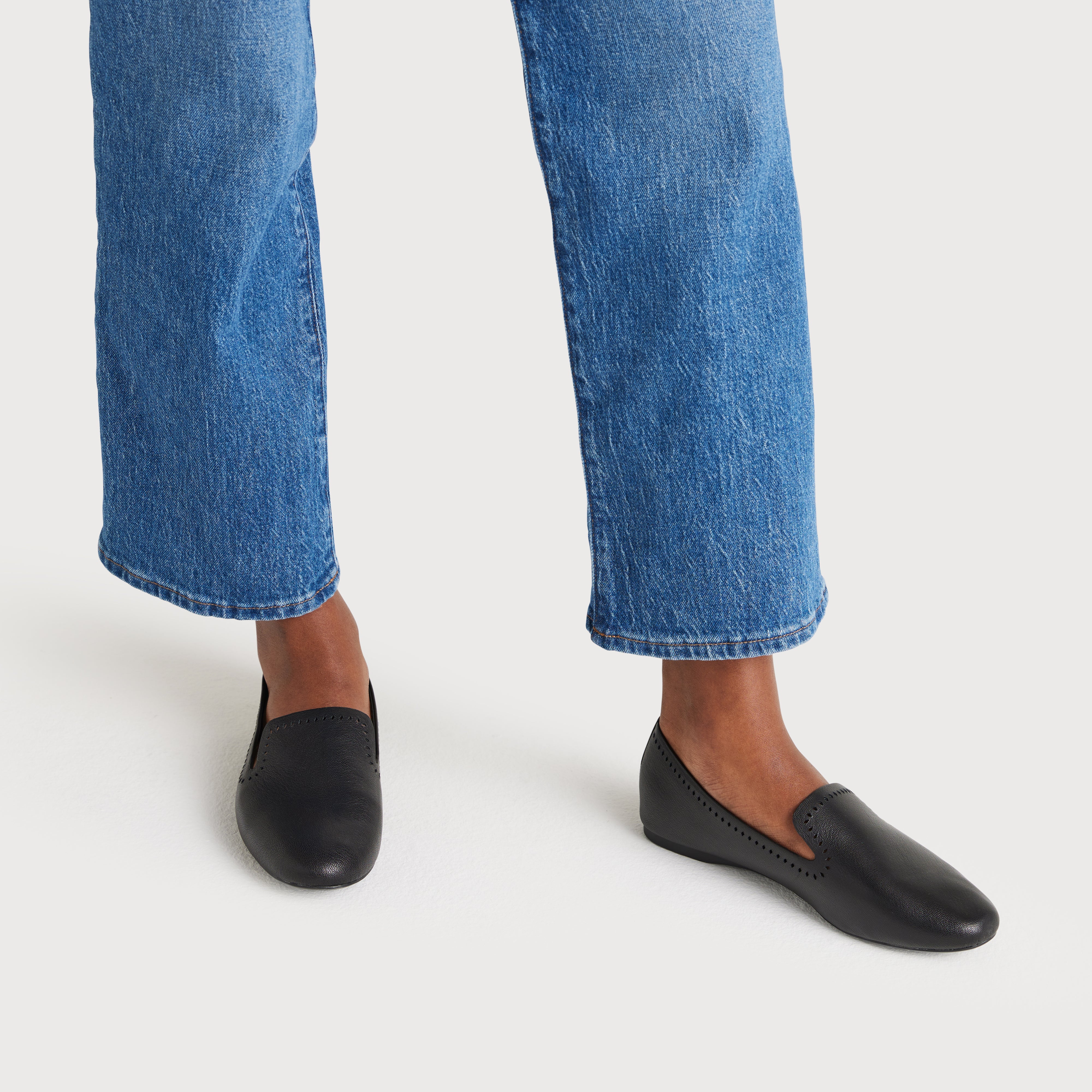 The Starling - Jet Leather Laser Cut