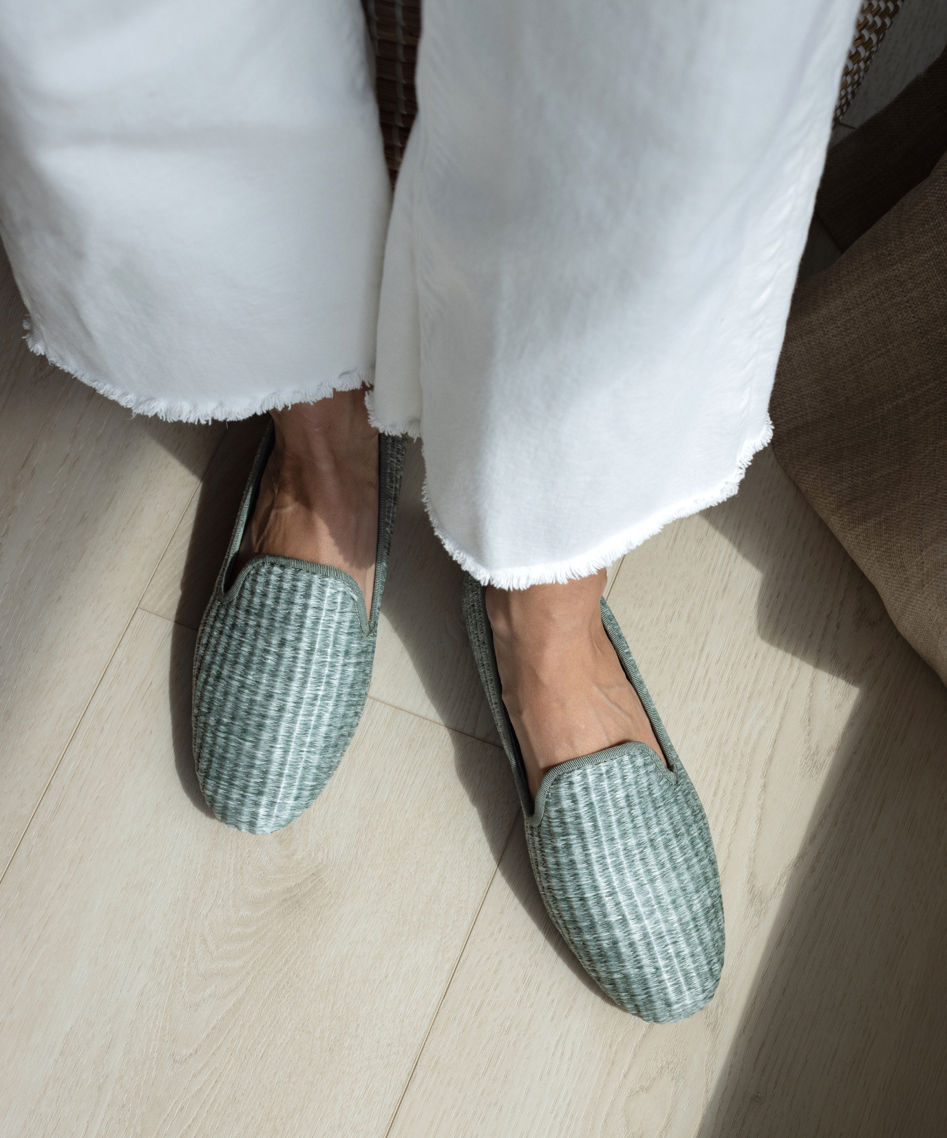 The Starling - Seafoam Raffia