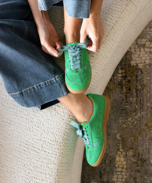 The Jay Sneaker - Kelly Green Suede