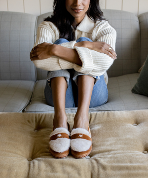 The Heron Loafer Cozy - Tan Velvet Faux Fur