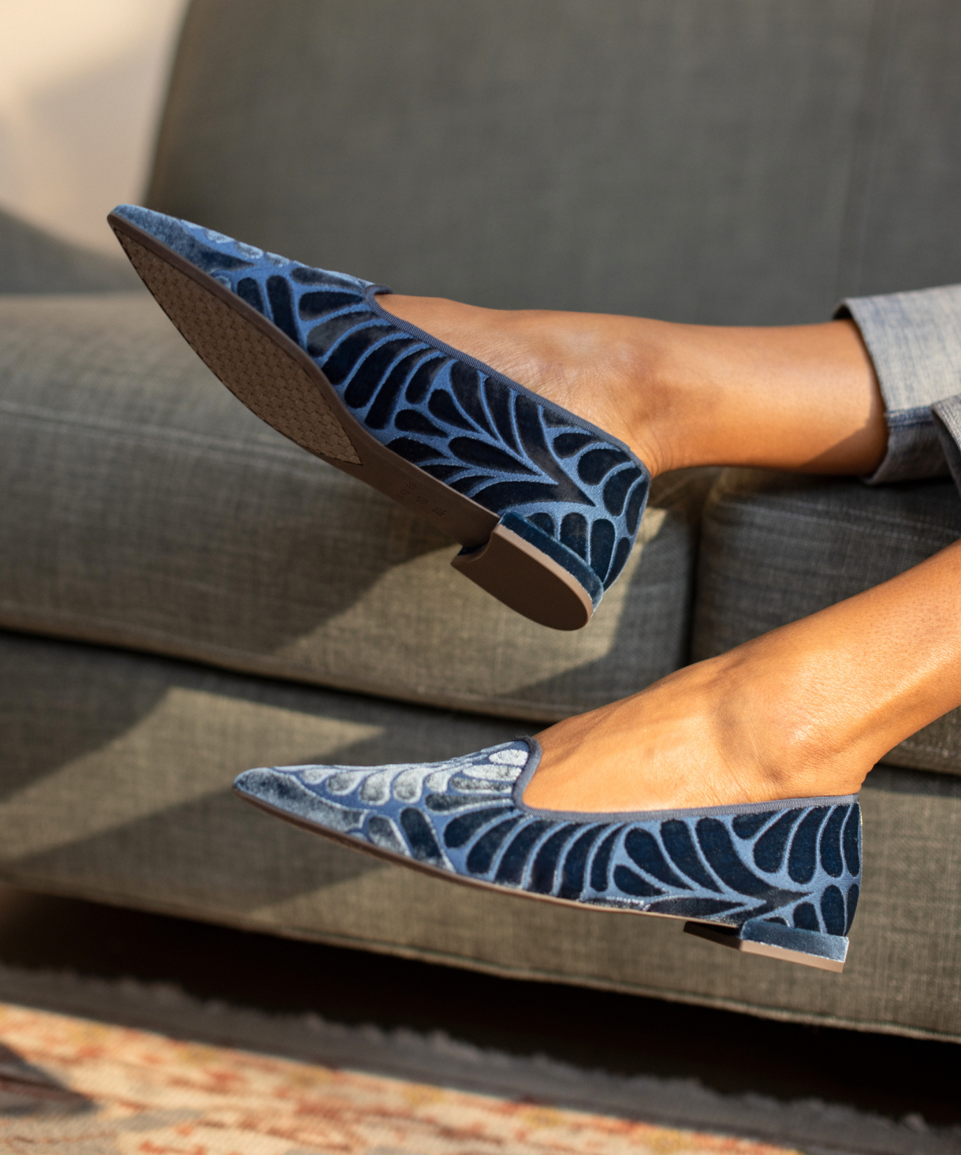 The Starfinch 15 Embroidery - Ocean Velvet