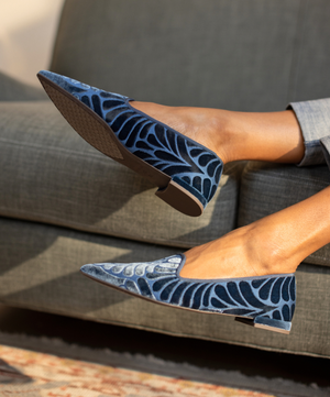 The Starfinch 15 Embroidery - Ocean Velvet