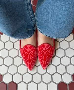 The Starfinch 15 Embroidery - Flame Velvet