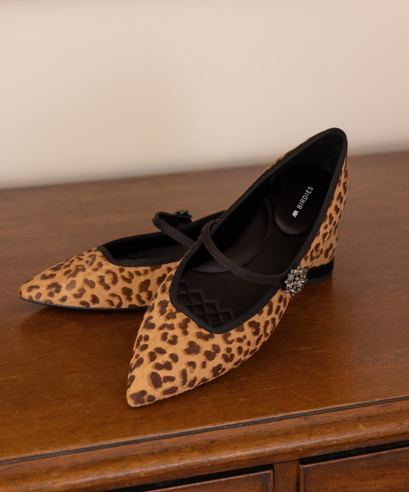 The Goldfinch 15 Mary Jane - Leopardprint Haircalf