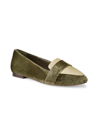 The Blackbird | Olive Velvet | Women's Loafers | Birdies