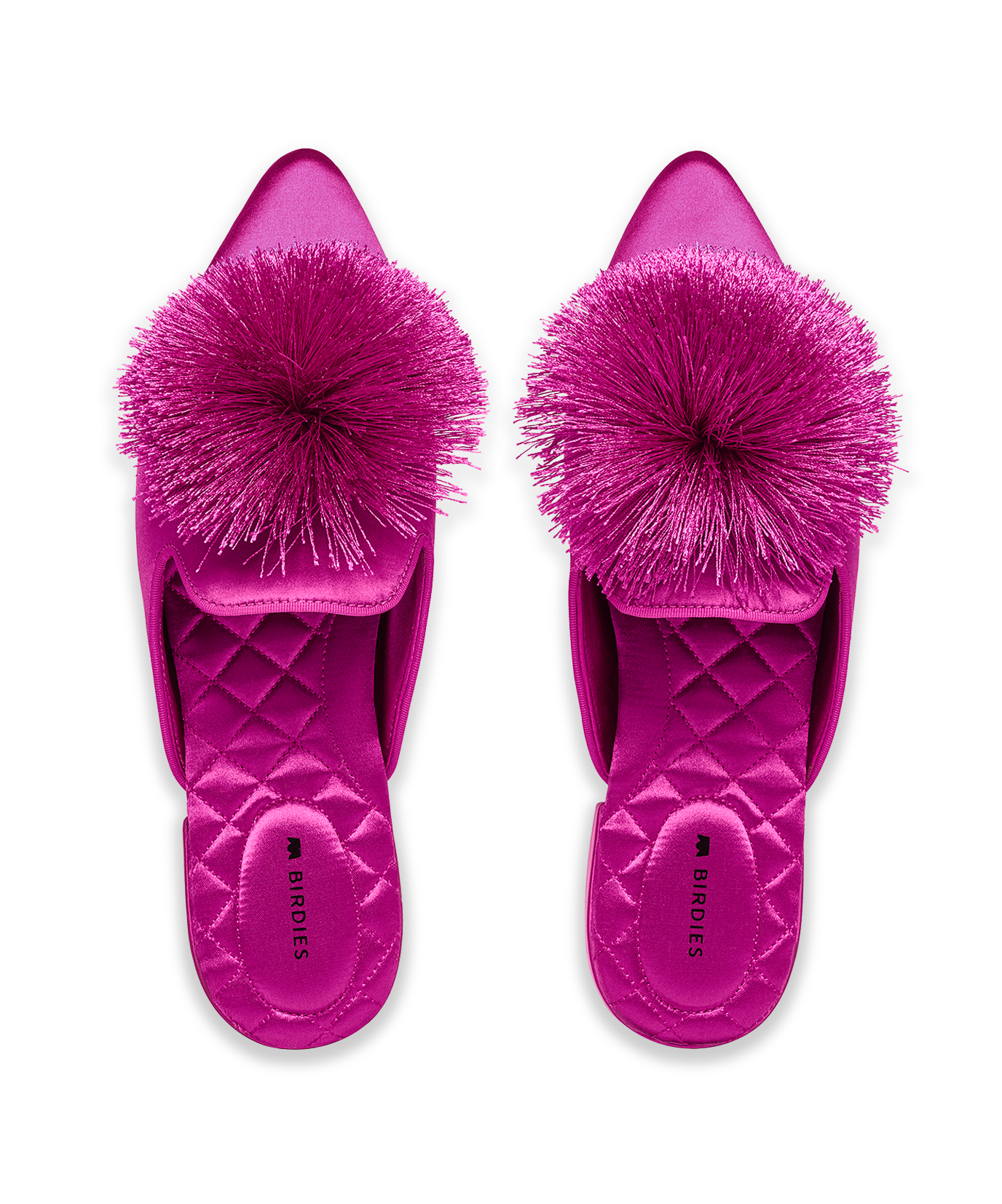 hover | top view of the Dove in Fuchsia Satin Pink
