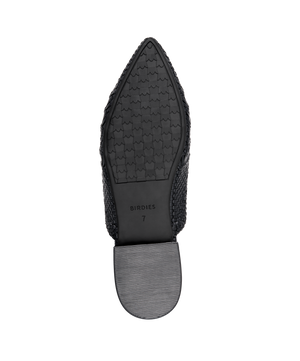 bottom view of the Dove in Black Woven