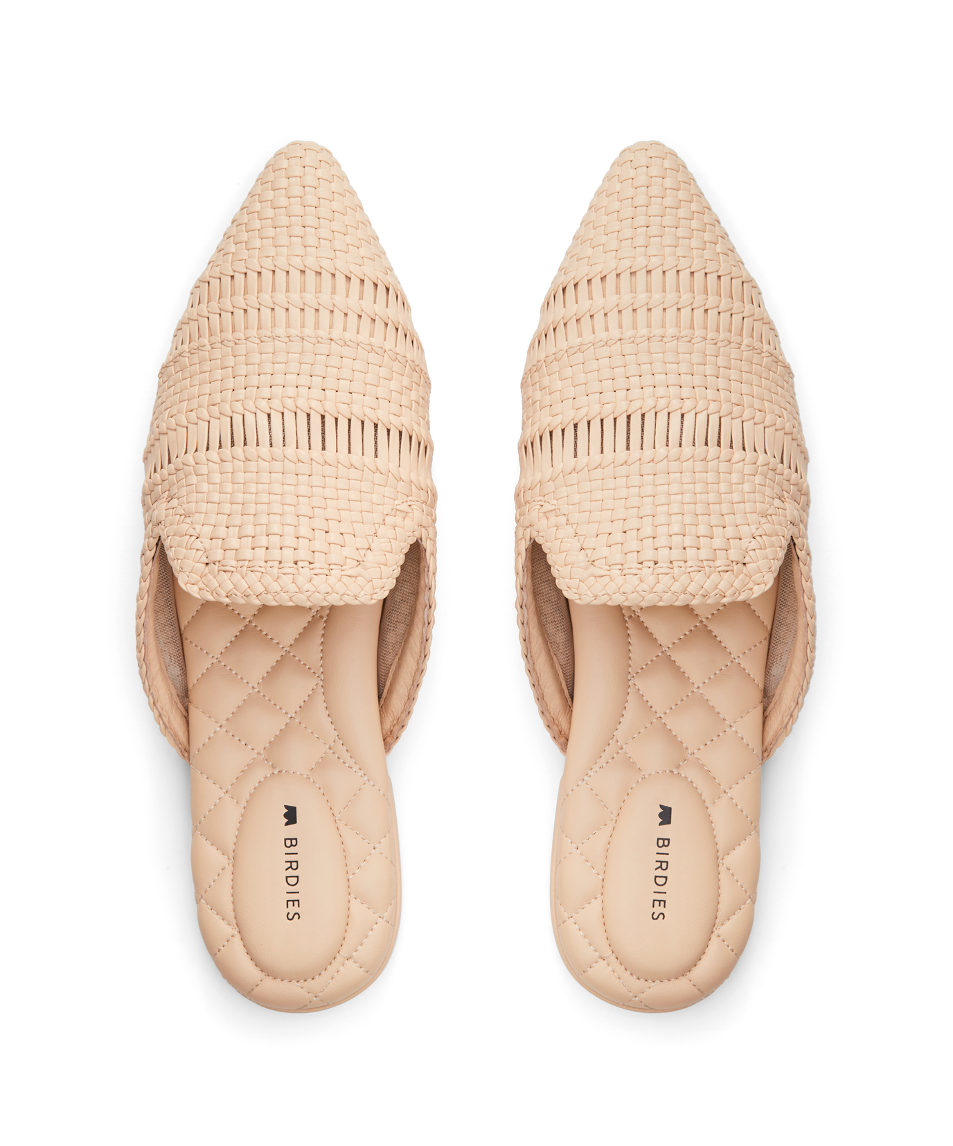 hover | top view of the Dove in Dawn (light tan) woven