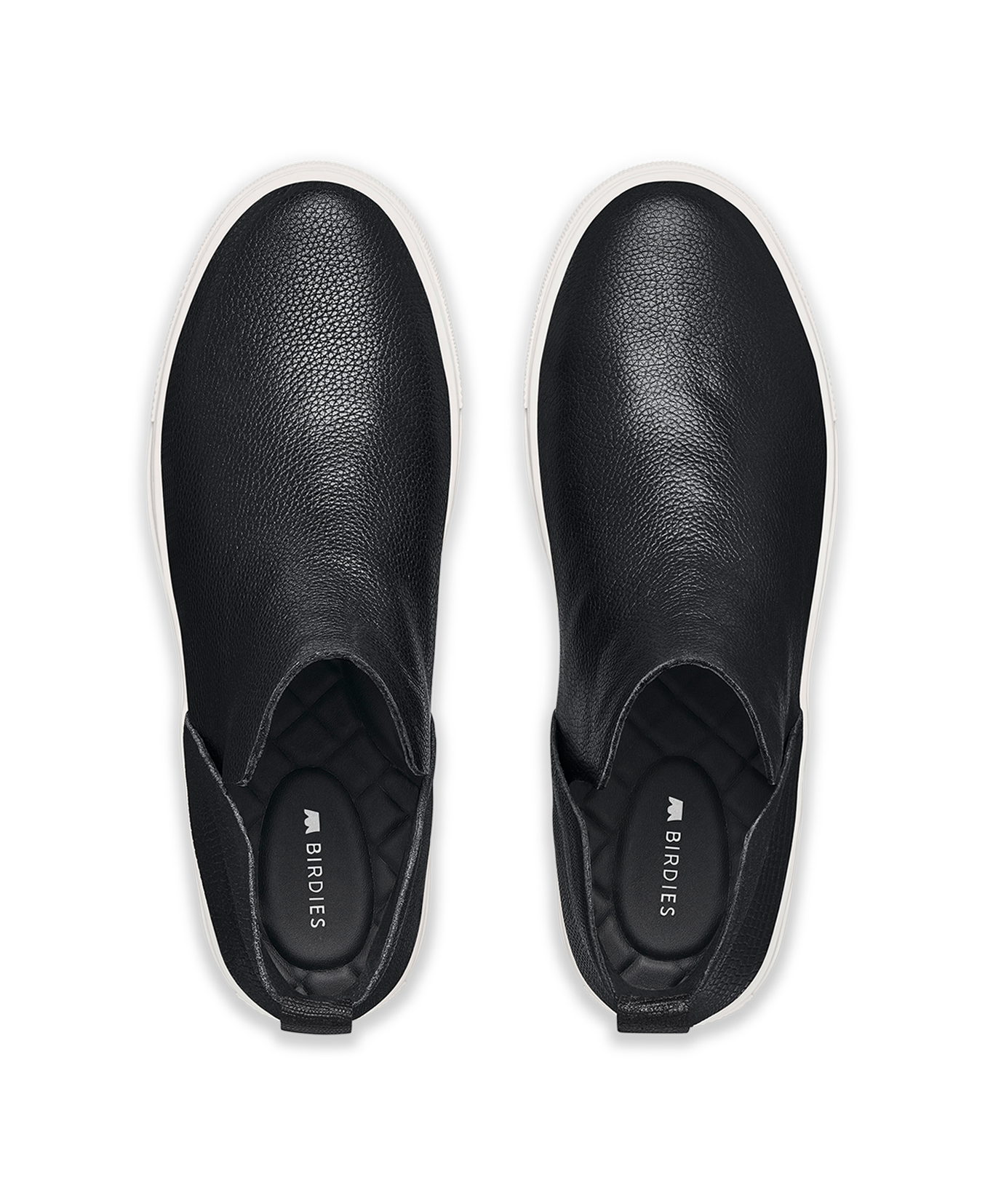 hover | top view of the Falcon in Black Leather