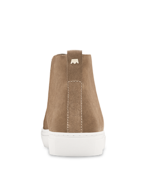back view of the Falcon in Cafe au Lait (tan) Leather