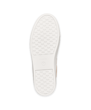 bottom view of the Falcon in Cafe au Lait (tan) Leather