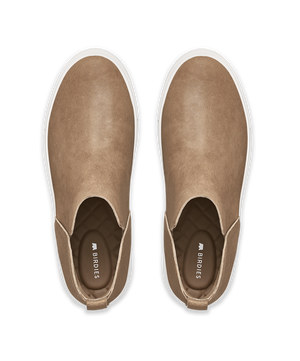 hover | top view of the Falcon in Cafe au Lait (tan) Leather