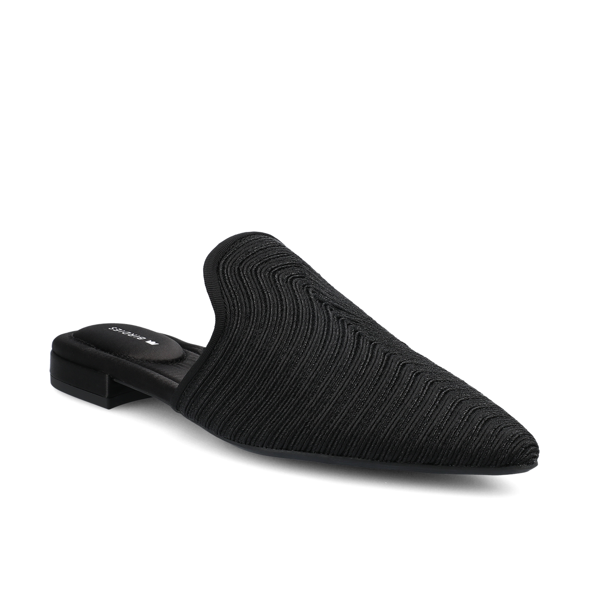 The Goldfinch 15 Mule - Black Braiding