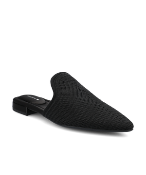 The Goldfinch 15 Mule - Black Braiding