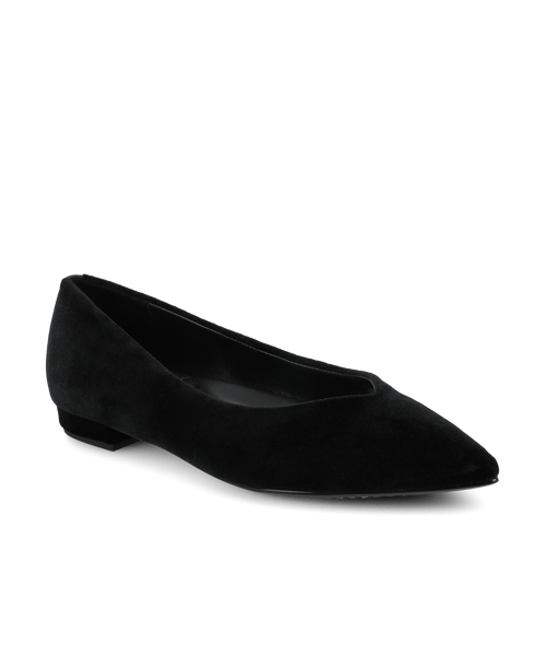 The Goldfinch 15 | Black Velvet | Women's Ballet Flats | Birdies