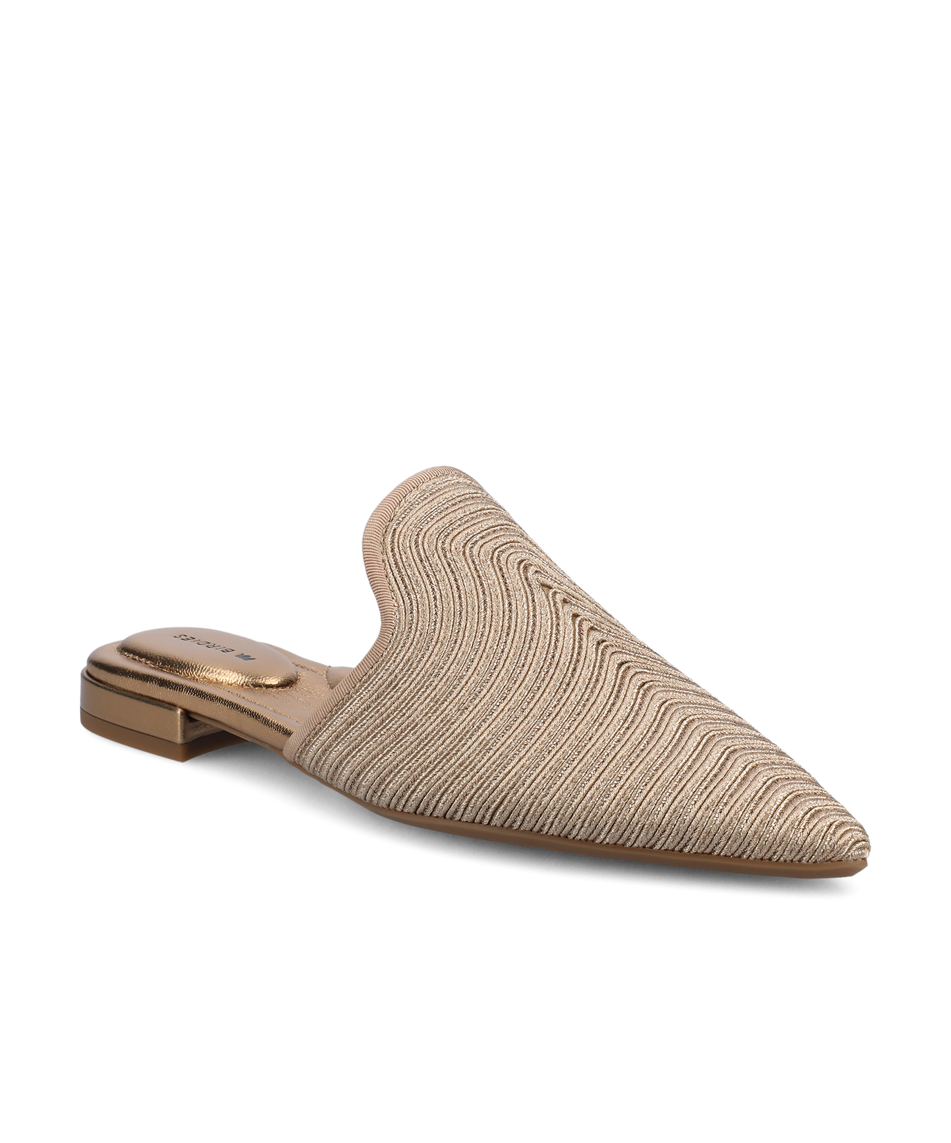 The Goldfinch 15 Mule - Gold Braiding