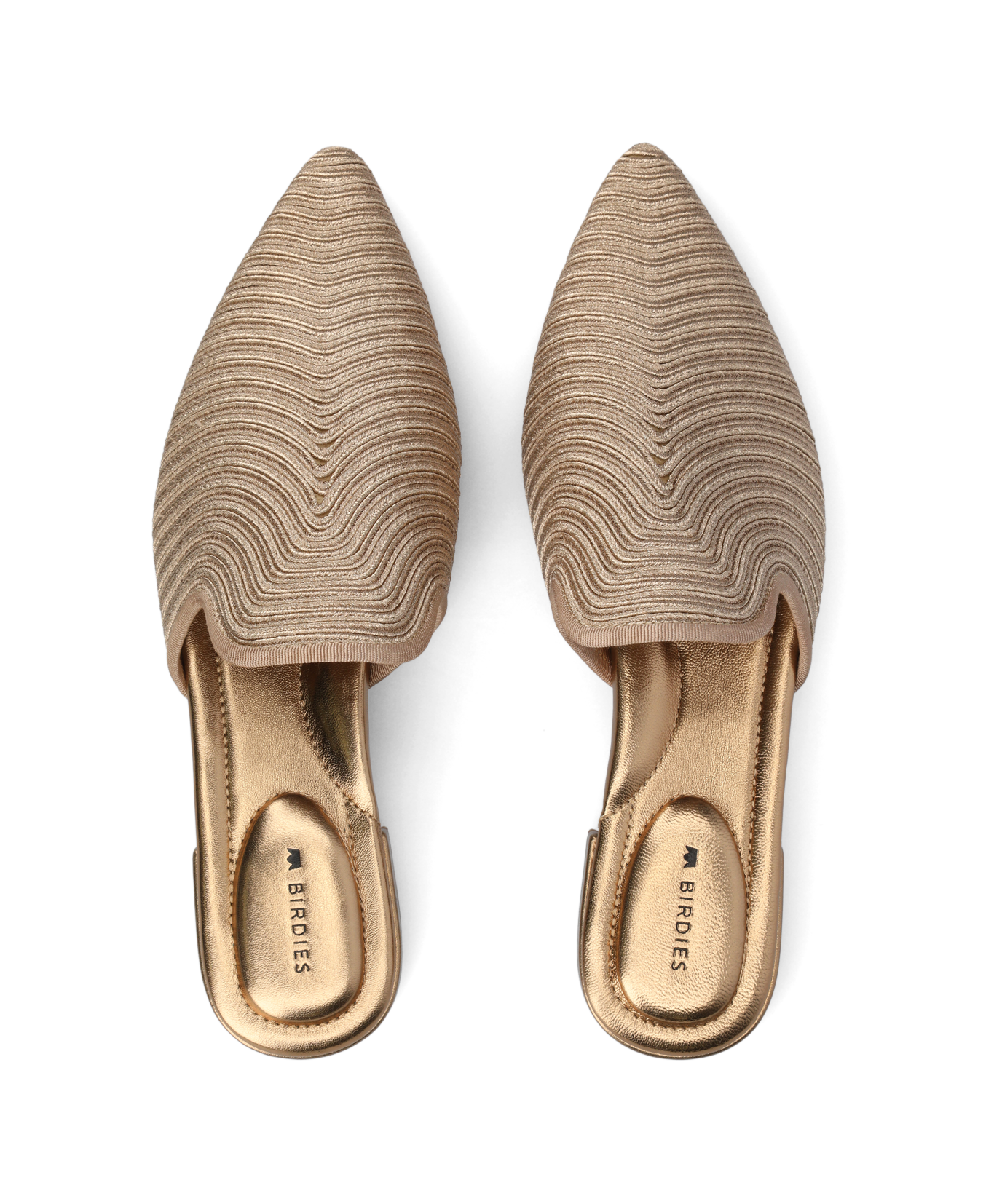 The Goldfinch 15 Mule - Gold Braiding