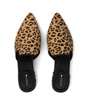 The Goldfinch 15 Mule - Leopardprint Haircalf