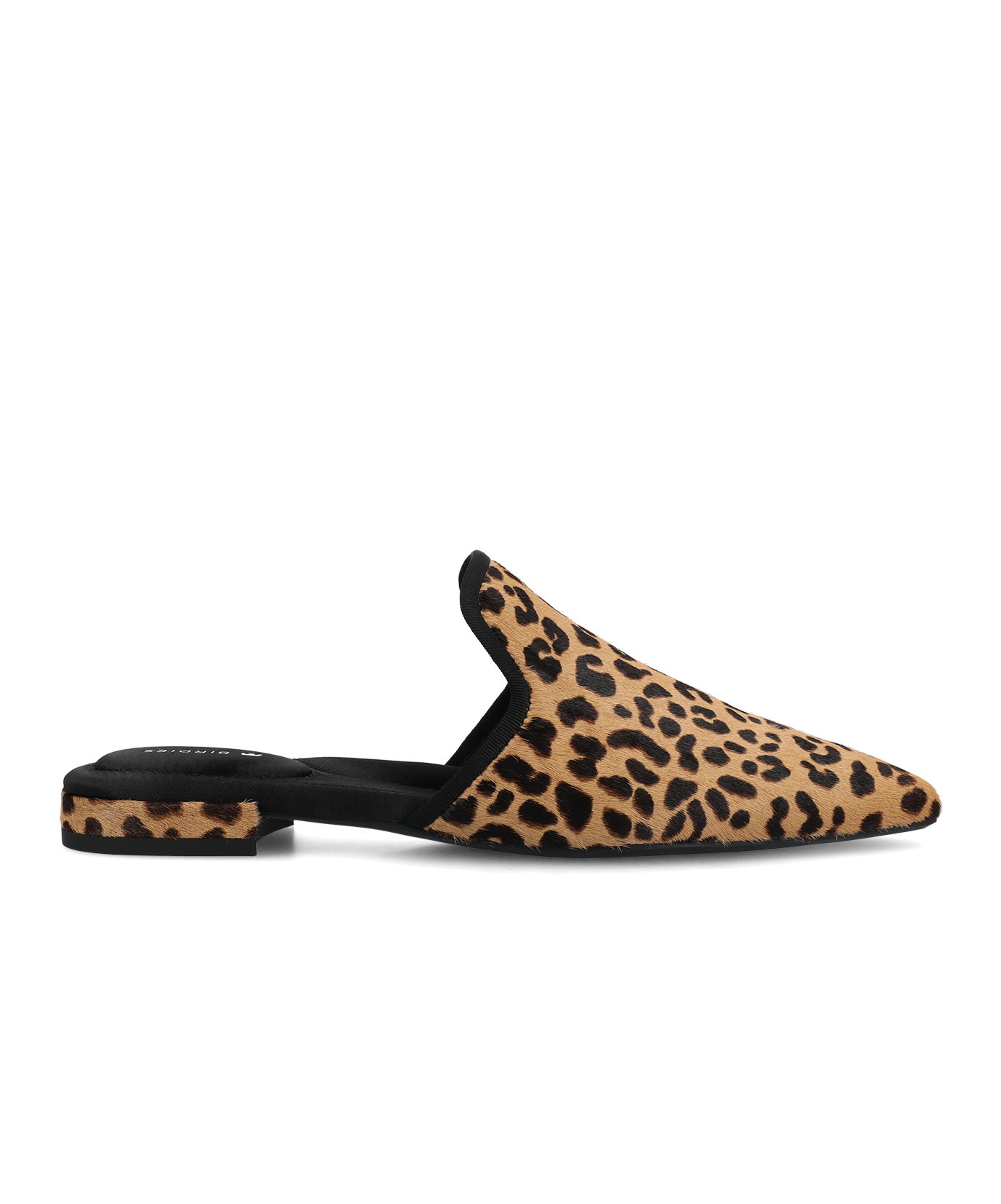 The Goldfinch 15 Mule - Leopardprint Haircalf
