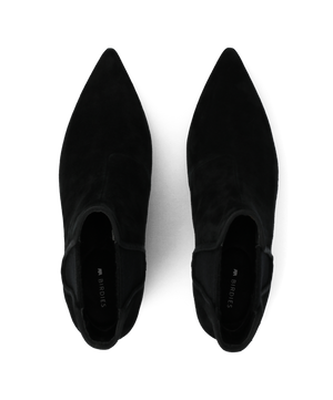The Goldfinch 40 Chelsea Bootie - Black Suede
