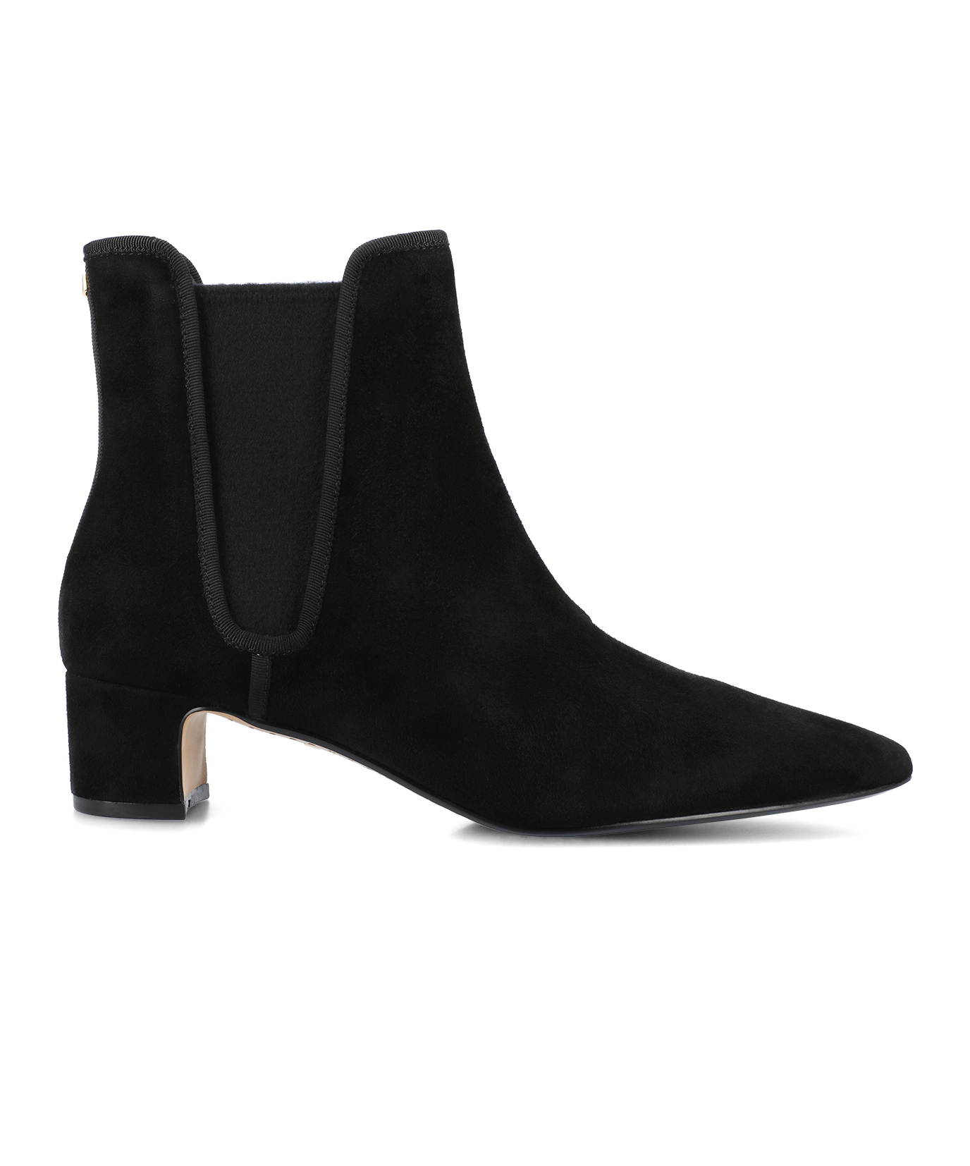 The Goldfinch 40 Chelsea Bootie - Black Suede