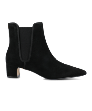 The Goldfinch 40 Chelsea Bootie - Black Suede