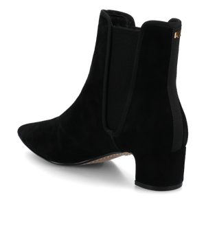 The Goldfinch 40 Chelsea Bootie - Black Suede