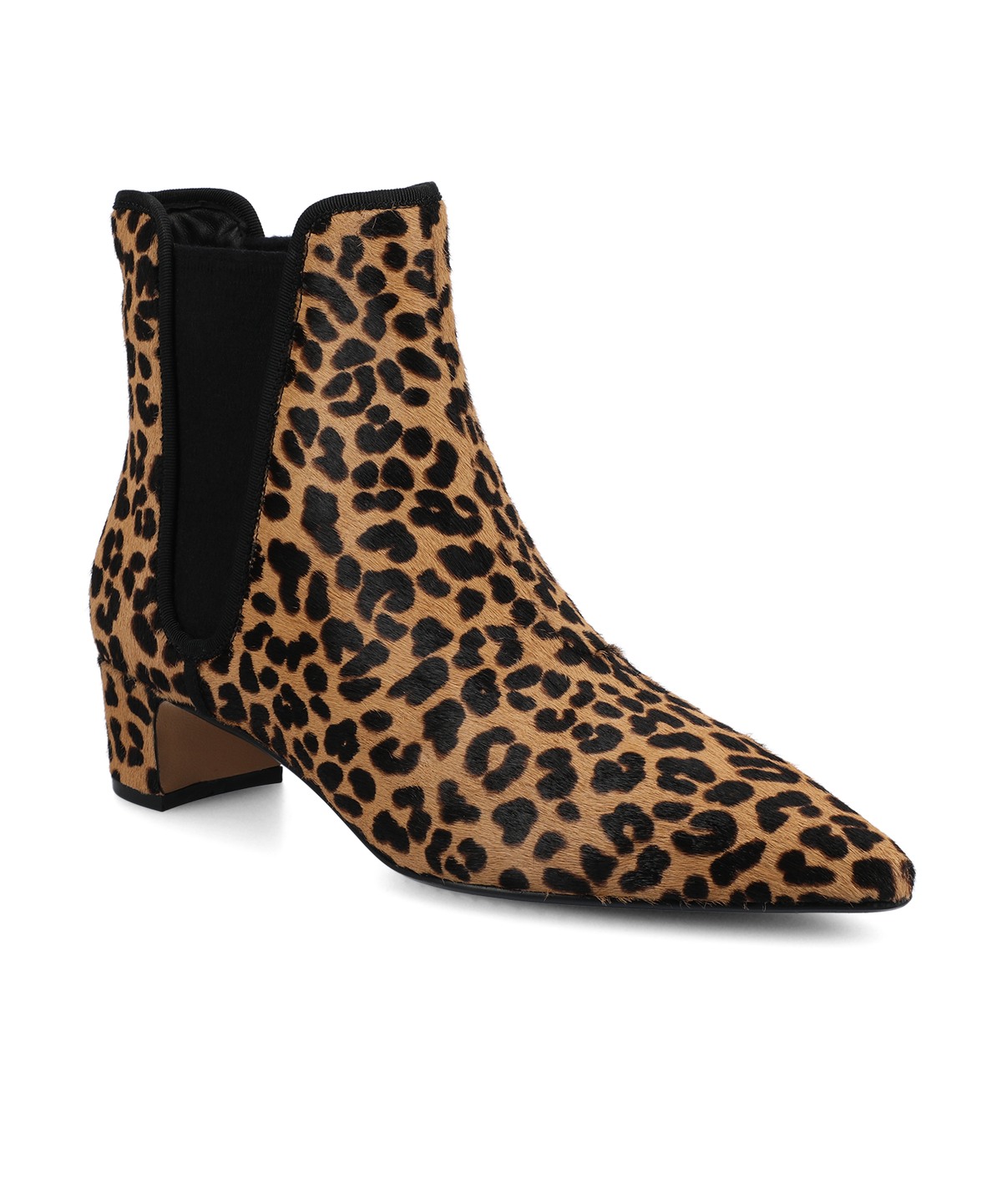 The Goldfinch 40 Chelsea Bootie - Leopardprint Haircalf