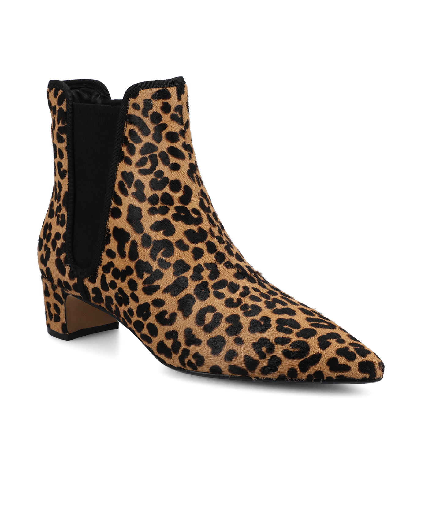 The Goldfinch 40 Chelsea Bootie - Leopardprint Haircalf