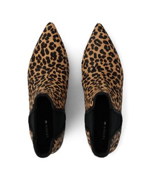 The Goldfinch 40 Chelsea Bootie - Leopardprint Haircalf