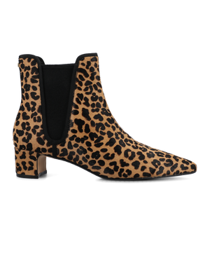 The Goldfinch 40 Chelsea Bootie - Leopardprint Haircalf