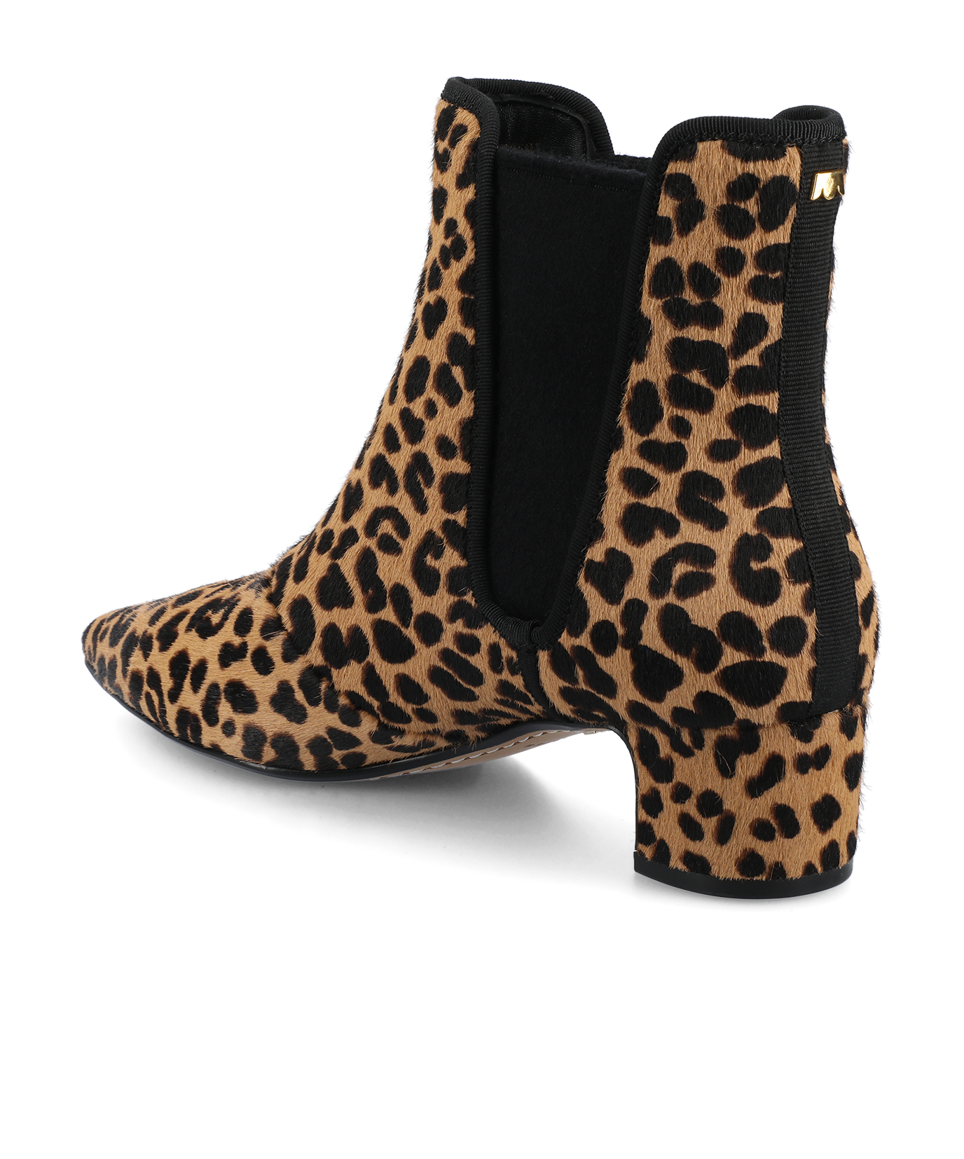 The Goldfinch 40 Chelsea Bootie - Leopardprint Haircalf