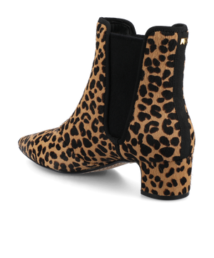 The Goldfinch 40 Chelsea Bootie - Leopardprint Haircalf