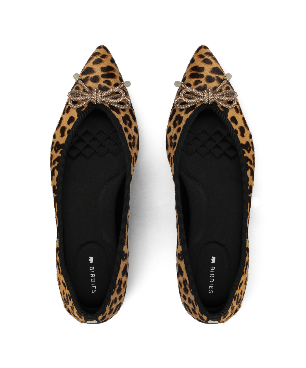 The Goldfinch 15 Jewel Bow - Leopardprint Haircalf