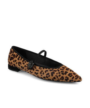 The Goldfinch 15 Mary Jane - Leopardprint Haircalf